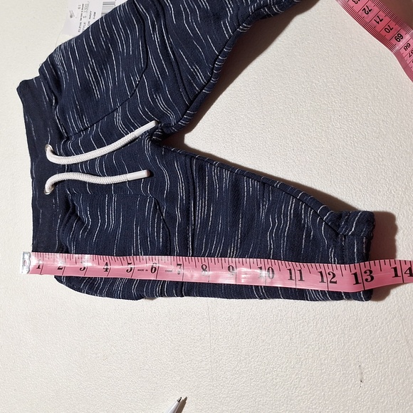 SVRN Navy Tie Joggers with Pockets 6 Months - Picture 12 of 12